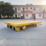 30 Ton Towing Trolley Steering Systems Trailers Nopower Trackless Transfer Cart for sale