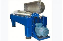 China Cashew Peel Processing Decanter Centrifuge Horizontal Structure Low Noise supplier