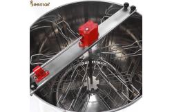 China Apicultura 6 Frames Stainless Steel Manual Honey Extractor Beekeeping Equipment supplier