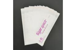 China Embossed Mini Semi Disposable Glassine Wax Paper Bag Self Seal Transparent  Envelope supplier