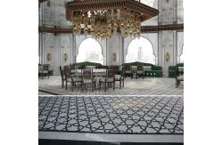 China Custom Modern Marble Pattern Flower Waterjet Medallion Floor Tiles Polished supplier