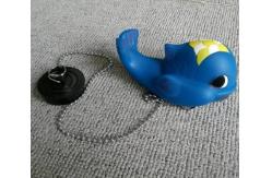 China Non Phthalate Pvc Bathtub Water Stopper  , Toybathtub Drain Stopper With Rubber Duck supplier