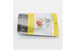 China MOPP Mylar Aluminum Foil Bags 0.5oz ziplockk Pouches With Tear Notch supplier