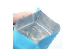 China Stand Up Soft Touch Mylar Bag Moisture Proof ziplockk Aluminum Foil Bag supplier