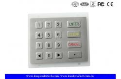 China 8 Pin SS Industrial Numeric Keypad with Flat Keys and Custom Layout supplier