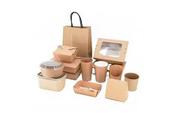 China Customized Eco-Friendly Recyclable Kraft Paper Fast Food Packaging  Fried Chicken  Burger Box supplier