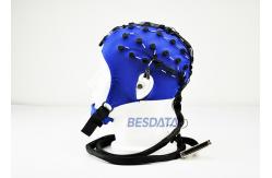 China Customized 128 Channel EEG Caps With Sintered Silver / Silver Chloride Electrode supplier