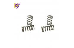 China Custom 1.5mm Titanium Mold Steel Compression Spring Coil With Flat End supplier