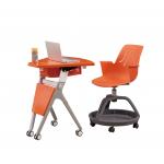 OEM Training Room Tables And Chairs ABS / PP Foldable Table And Chairs