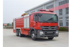 China Benz Chassis 265KW Commercial Fire Trucks 6x4 Water Foam Tanker Fire Truck supplier
