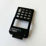 Black Remote Electronic Outer Shell Plastic Moulding Service / InMold Labeling for sale