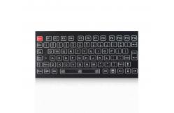 China Compact Format Industrial Membrane Keyboard With Metal Dome Key Switch Technology supplier