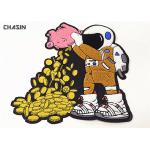 Custom Iron On Chenille Back Patch NASA Astronaut Logo 6.5 Tall for sale