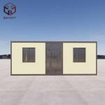 40ft Expandable Prefab Fold Out Container Homes Shelter Fast Assembly