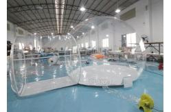 China 0.8mm Transparent PVC Inflatable Bubble Dome Tent supplier