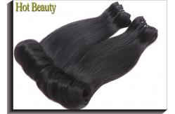 China Fashion Egg Curl Remy Virgin Weft Hair Extensions For Silky No Chemical supplier
