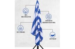 China Breathable Soft Personalized Pool Towels Striped Beach Towels supplier
