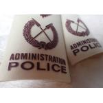 High Density Screen Printed Clothing Labels Police Shoulder Patches for sale