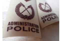China High Density Screen Printed Clothing Labels Police Shoulder Patches supplier