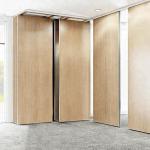 Modular Hanging Folding Room Partition Walls MDF + Aluminum Material Sound Insulation for sale