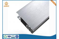 China Alloy 6063 Custom Aluminum Extrusion Profiles High Precision Brushed supplier