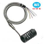 PVC Extruder Hot Runner Coil Heaters Spring Coil Heater With Metal Mesh Lead Wire for sale