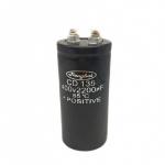 High quality CD135 Screw Terminal Aluminium Electrolytic Capacitor 400V 2200UF for sale