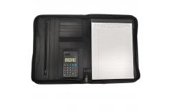 China ODM Nontoxic Business Portfolio Case , Moistureproof Leather A4 Conference Folder supplier
