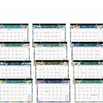 12 Photos Custom Wall Calendar Personalize with Personalization and Important Events in 12 X 12 Inches for sale
