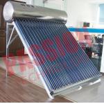 200L Capacity Vacuum Tube Solar Water Heater Portable Galvanized Steel Frame for sale