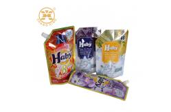 China 500ml 1l Washing Powder Packing Pouch Custom Printed With Spout supplier