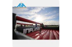 China 72M Long Interactive Inflatable 5k Obstacle Course / Insane Inflatable Fun Run supplier