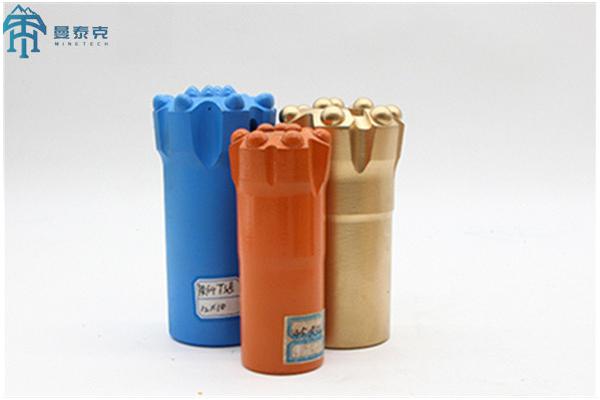 Gold Mine Drilling Tool Thread Button Bit Diameter 51mm R32 Spherical