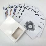 300gsm Casino Poker Cards 63*88mm German Black Core Paper for sale
