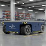 China 2000 Kg Loadcapacity Automatic Guided Vehicle Equipped with Sealed Ball Bearing Ensuring Smooth Operation and Longevity for sale