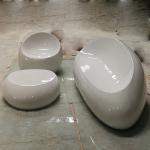 FRP Fiberglass Furniture Table Charis For Home Decoration for sale