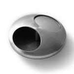 Simplified Design 110*100mm Small Portable Ashtray Easy Cleaned