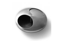 China Simplified Design 110*100mm Small Portable Ashtray Easy Cleaned supplier