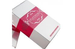 China 500pcs Offset Printing Cardboard Perfume Box , Debossing Cosmetics Packaging Box supplier