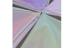 China 30D Mechanical Elastic Colorful Reflective Fabric supplier