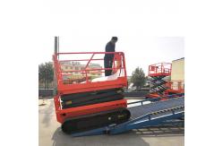 China 8m 10m 12m Self Propelled Electric Crawler Scissor Lift Platform supplier