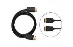 China Display Port Molded Male To Male 1.8M DP To DP Cable supplier