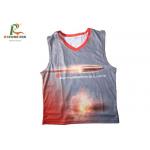 Top Style Sleeveless Sports T Shirts Quick Dry Dye Sublimated Basketball Jerseys for sale