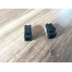 Black / White RJ45 Keystone Jack CAT5E UTP Gold Plating Size Customized