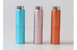 China Oxidation aluminum case Handbag Refillable Twist And Spritz Atomiser supplier