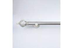 China Adjustable Length Extendable Curtain Rod For Home Decoration supplier