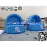 Blue Inflatable Advertidsing Tent , 2 Person Clear Inflatable Lawn Tent for sale