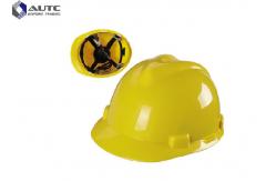China Petrochemical Construction Hard Hats ABS Plastic Material Textile Straps With Fixing Points supplier