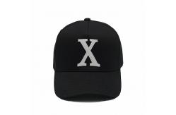 China Structured Adjustable 5 Panel Baseball Cap Embroidered Text With Metal Buckle supplier