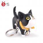 Anime Figure Promotional Plastic Keychain , 3D Soft Pvc Rubber Keychain for sale